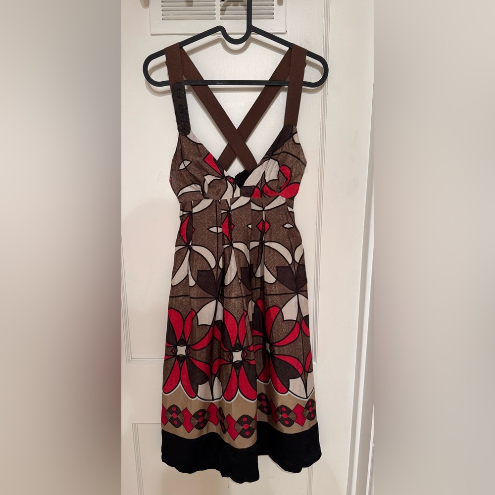 Mango Abstract Print Dress - XS